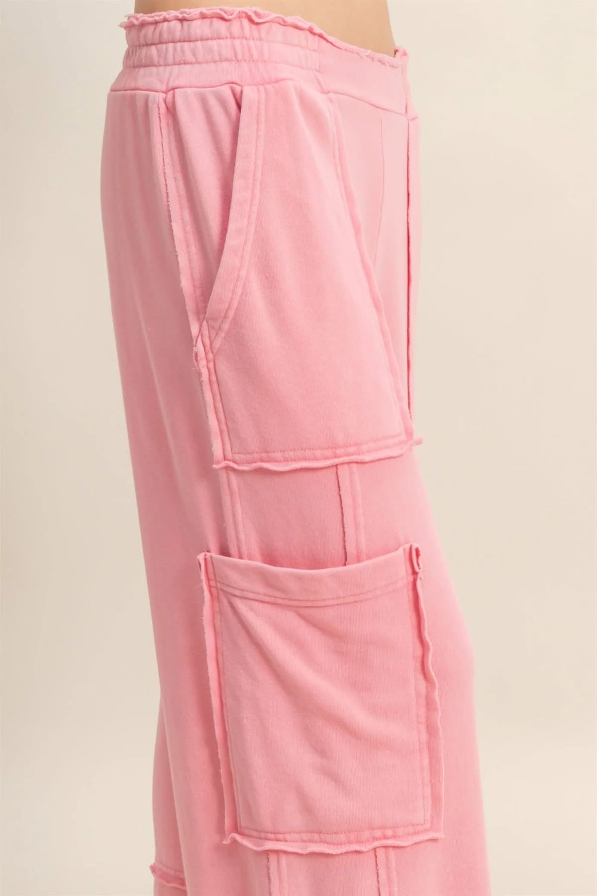 Cargo Pink Sweatpants