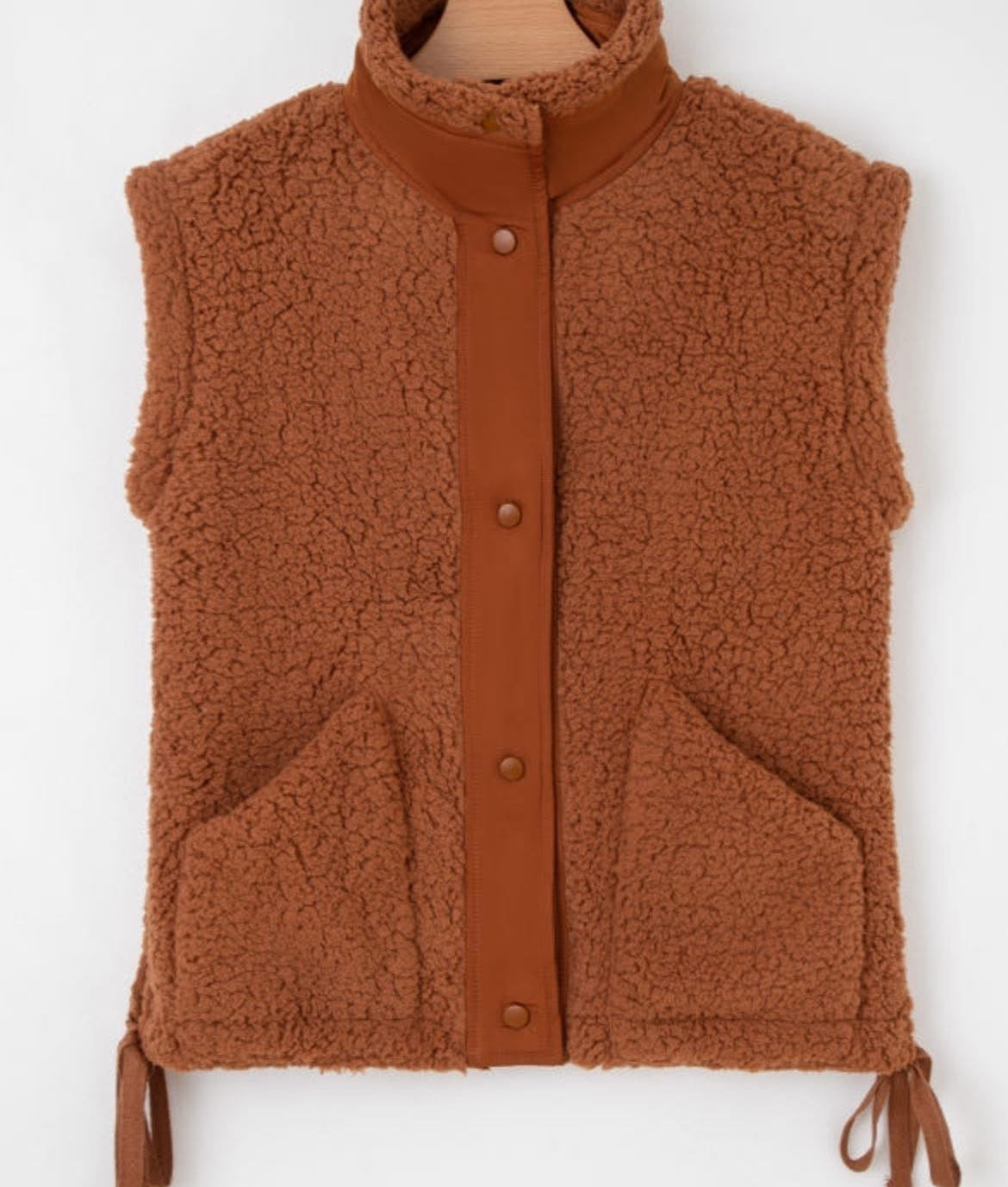 Sherpa Vest - Cinnamon