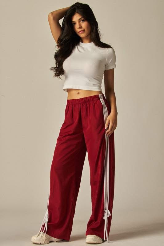 Bow Pants - Red